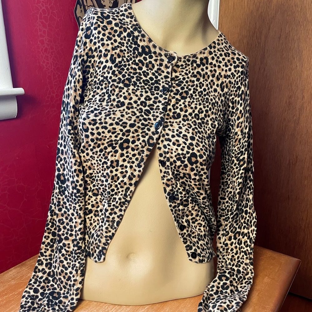H&M Leopard Print Cardigan